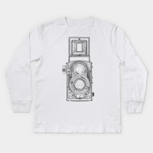 Vintage Camera Kids Long Sleeve T-Shirt